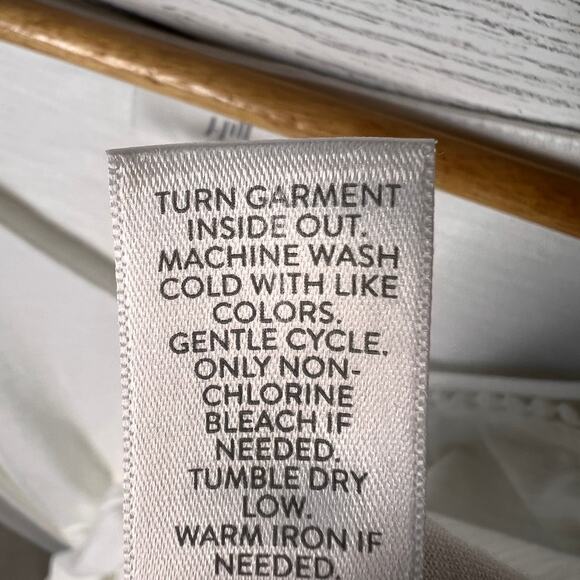 J Jill Tunic Top Womens Size XL Petite White Bohemian Fabric Button Detail - Picture 14 of 16